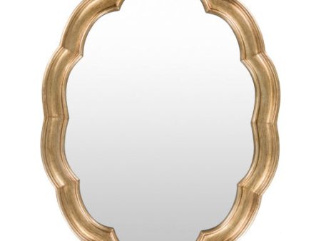 Milburn Polystyrene Gold Mirror 3 4 H x 2 6 W Sale