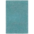 Marvin Teal Rug in Various Sizes For Discount