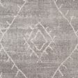 Roma Rom-2336 Medium Gray Rug in Various Sizes Discount