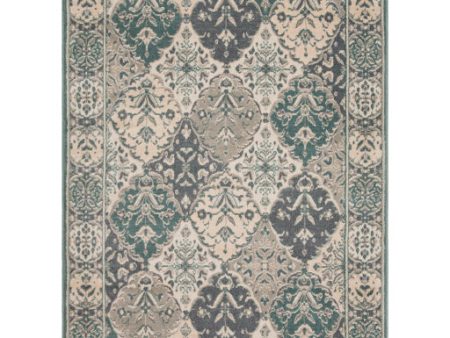 Oslo Osl-2304 Teal Rug in Various Sizes Sale