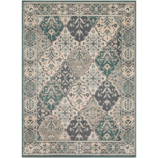 Oslo Osl-2304 Teal Rug in Various Sizes Sale