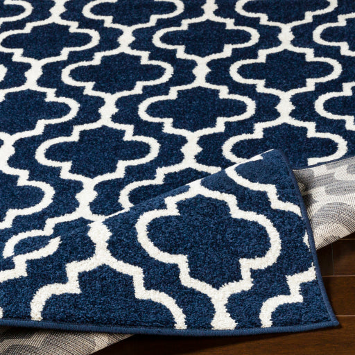 Seville Dark Blue Rug in Various Sizes Online Hot Sale