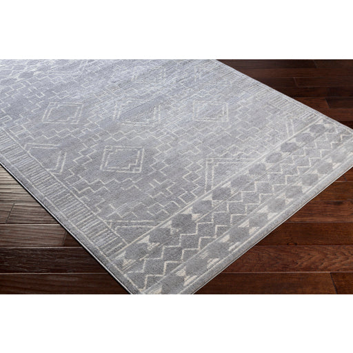 Roma Rom-2330 Medium Gray Rug in Various Sizes Online Hot Sale