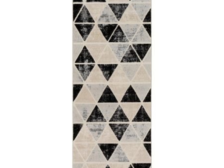 City Cit-2329 Black Rug in Various Sizes For Cheap