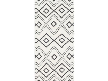 Moroccan Shag Mcs-2308 Black Rug in Various Sizes Fashion