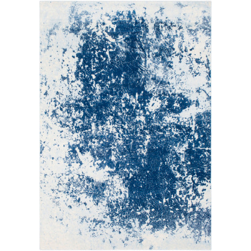 Aberdine Bright Blue Rug in Various Sizes Online Sale