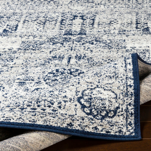 Seville Sev-2306 Dark Blue Rug in Various Sizes For Discount