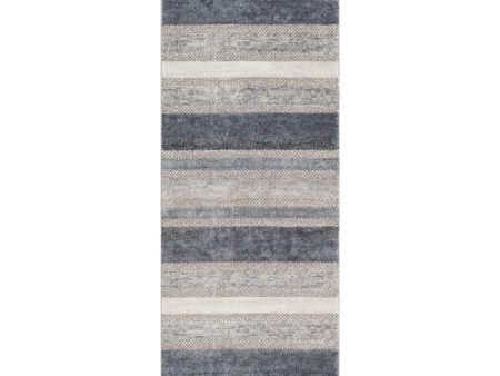 Nepali Npi-2306 Medium Gray Rug in Various Sizes on Sale