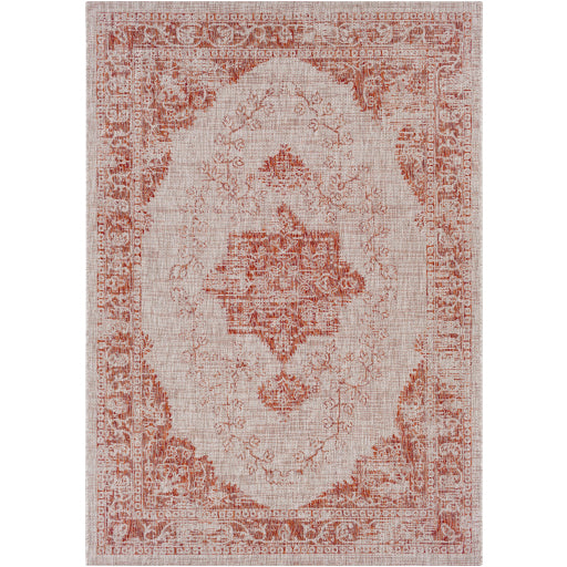 Eagean Indoor Outdoor Dark Red Rug in Various Sizes Hot on Sale