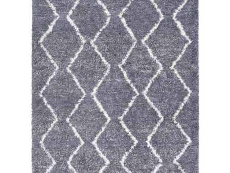 Maroc Shag Mrs-2306 Medium Gray Rug in Various Sizes For Discount