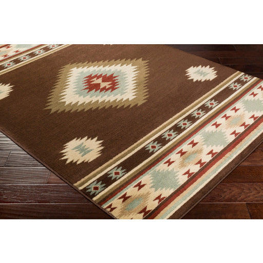 Paramount Par-1083 Dark Brown Rug in Various Sizes Online Sale