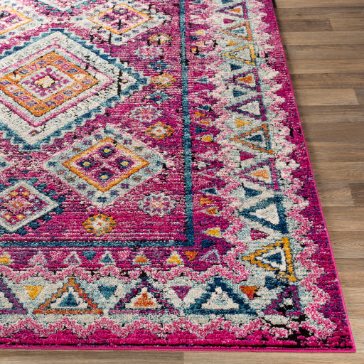 Dersim Bright Pink Rug in Various Sizes For Discount