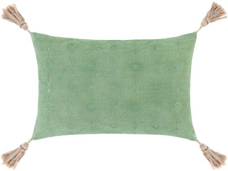 Accra Cotton Mint Pillow Cover 1 1 H x 1 8 W Online Hot Sale