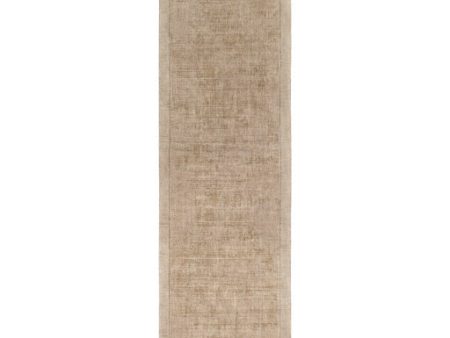 Silk Route Viscose Khaki Rug in Various Sizes Supply