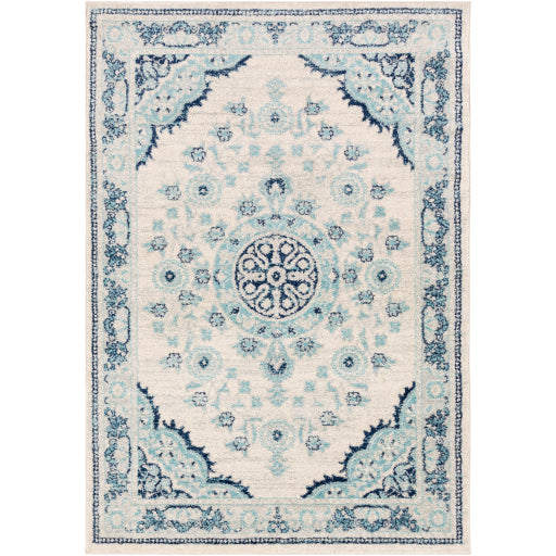 Sunderland Sun-2316 Aqua Rug in Various Sizes For Sale