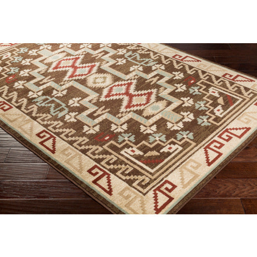 Paramount Par-1079 Dark Brown Rug in Various Sizes Cheap