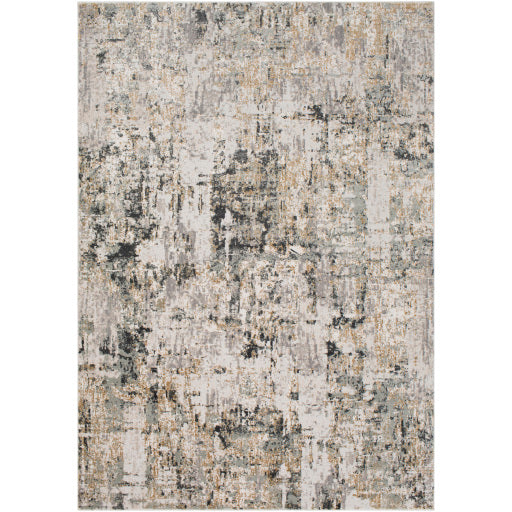 Quatro Medium Gray Rug in Various Sizes For Sale