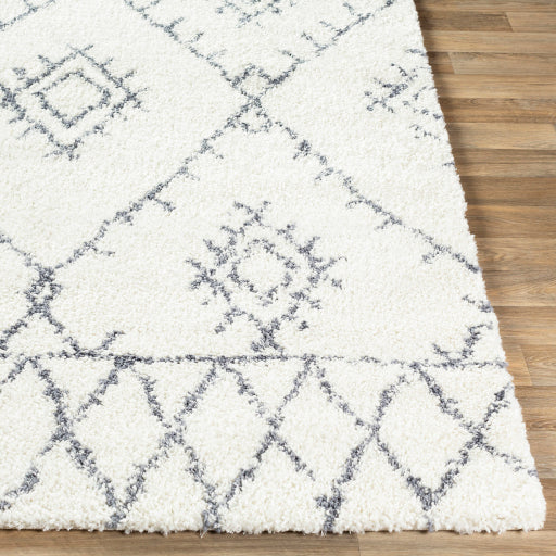 Maroc Shag Mrs-2303 White Rug in Various Sizes Sale