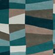 Cosmopolitan Cos-9187 Teal Rug in Various Sizes For Discount