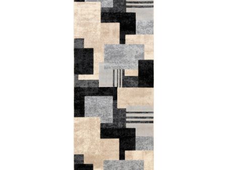 City Cit-2341 Black Rug in Various Sizes Hot on Sale