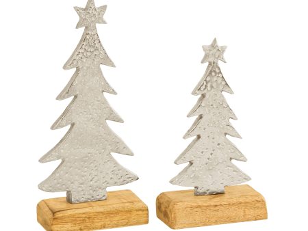 Seasonal Wintergrove Aluminum Decorative Accessory Hot on Sale