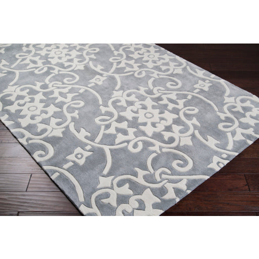 Cosmopolitan Medium Gray Rug in Various Sizes Discount