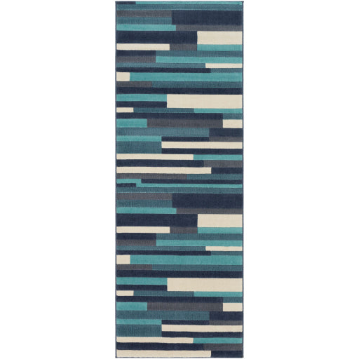 City Cit-2333 Aqua Rug in Various Sizes Discount