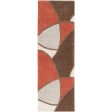 Cosmopolitan Rust Rug in Various Sizes For Sale