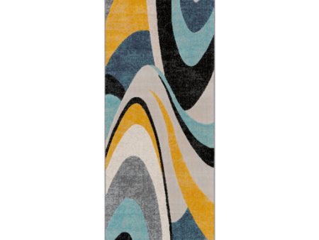 City Cit-2345 Aqua Rug in Various Sizes Online Hot Sale